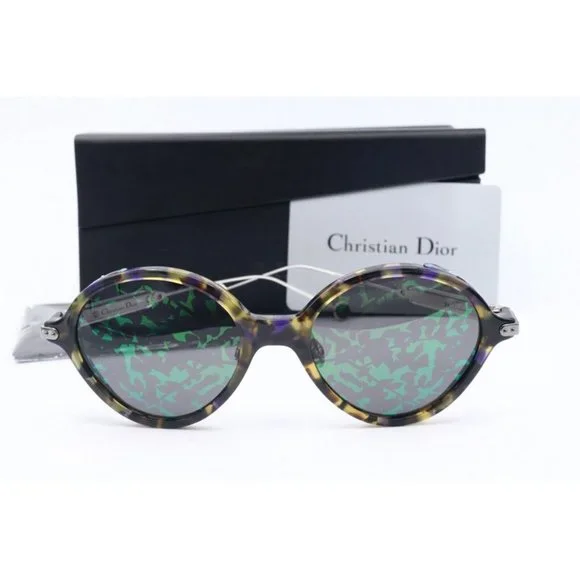 Christian Dior Umbrage Mirror Round Sunglasses Christian Dior  main image 3